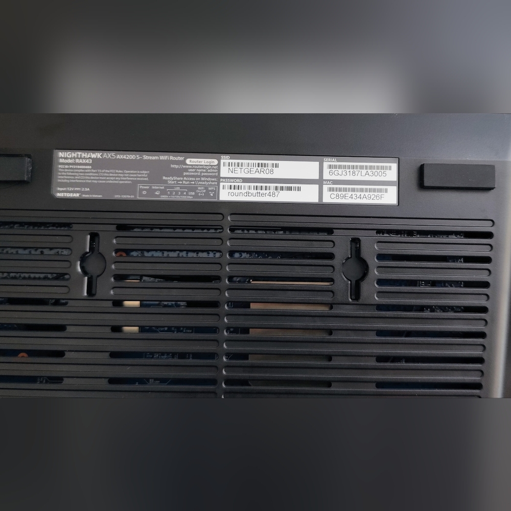 NETGEAR (AX4200) NightHawk WiFi-6 Router - Picture 12 of 12